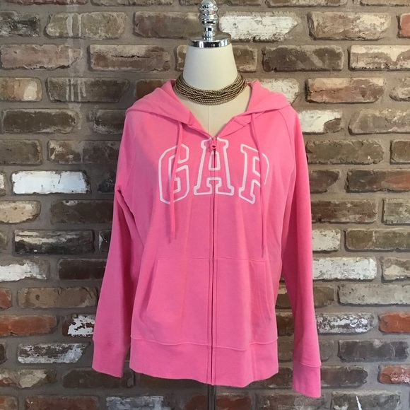 Women's Zip Hoodie Neon Pink